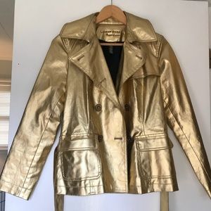 Ralph Lauren Gold Trench Coat